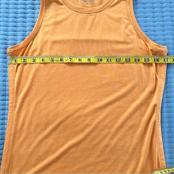 Athleta Women's Size Small High Neck Super Soft Tank, Tangerine Orange NWOT - Picture 11 of 14
